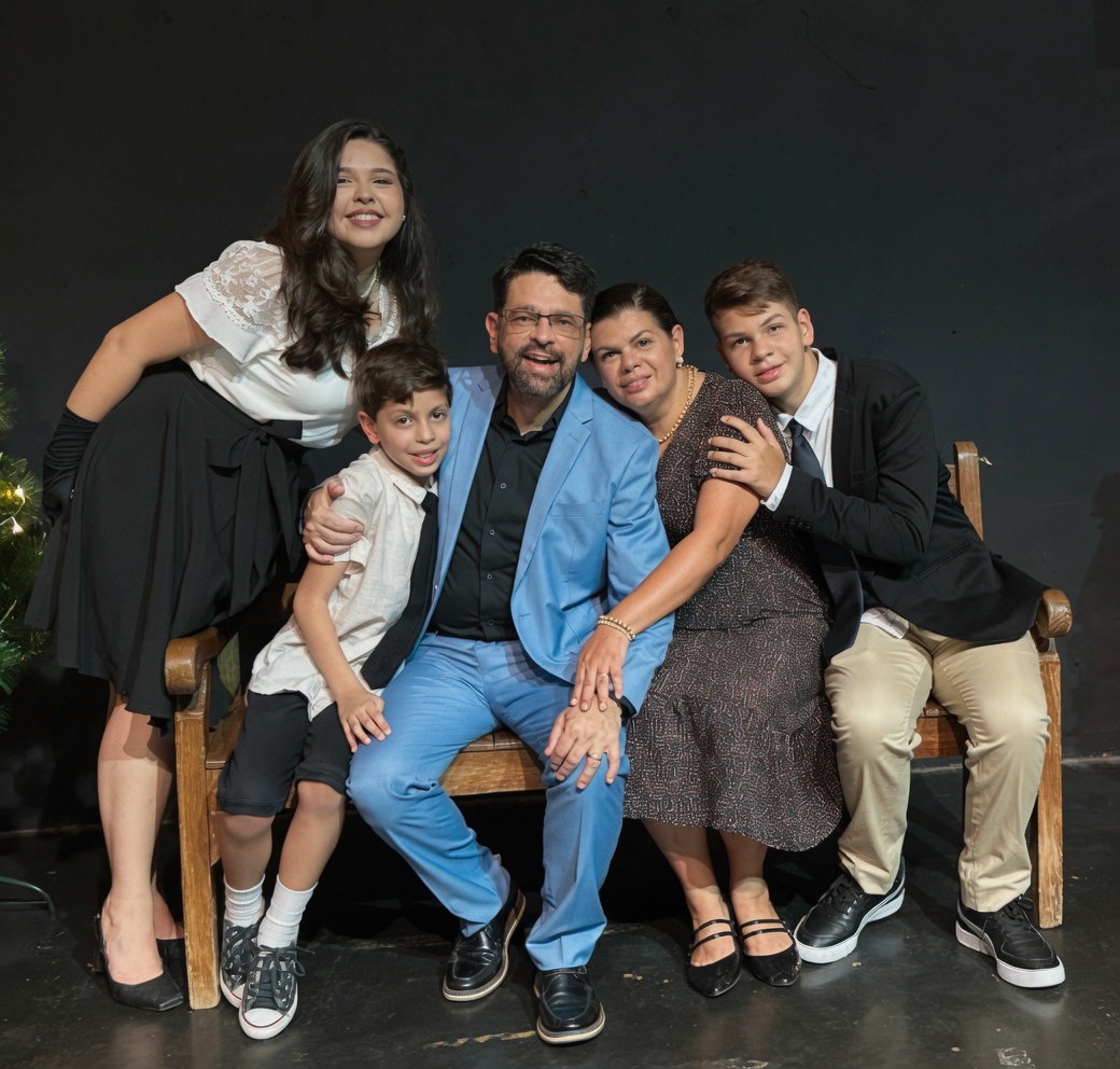 Pr. Pesset com a família